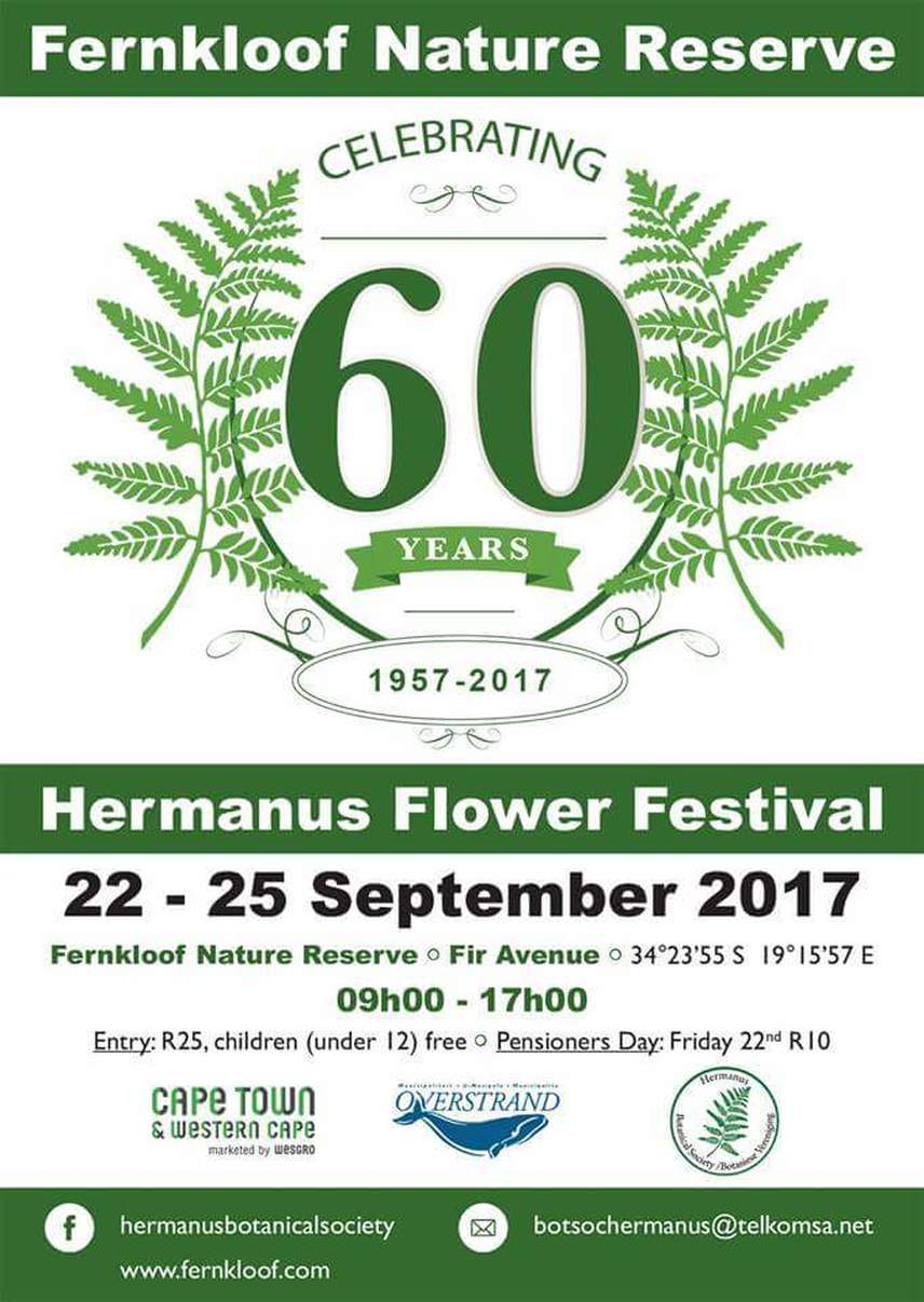 Hermanus Flower festival at Fernkloof 22nd to 25th Sept